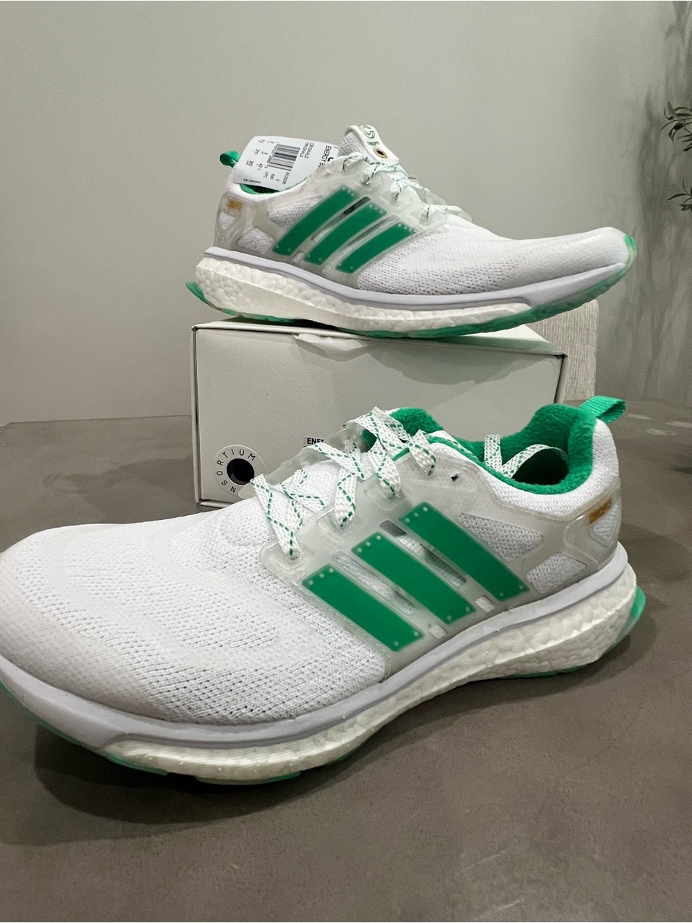 Concepts x adidas "Shiatsu" Energy Boost White/Jade, Men’s - 9.5/women’s 11